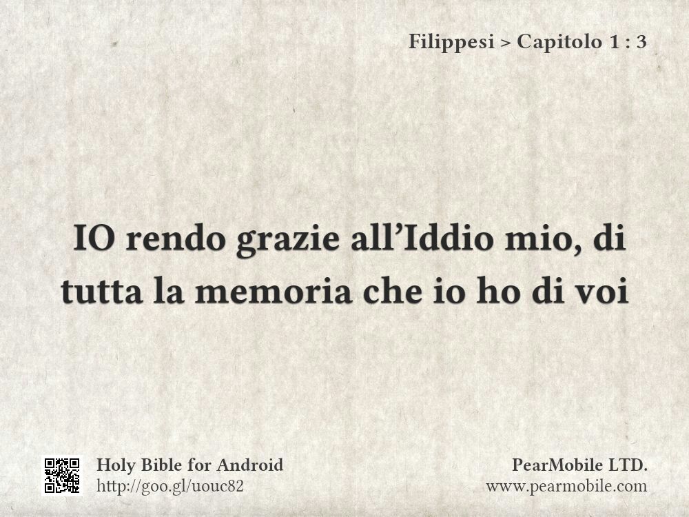 Filippesi, Capitolo 1:3